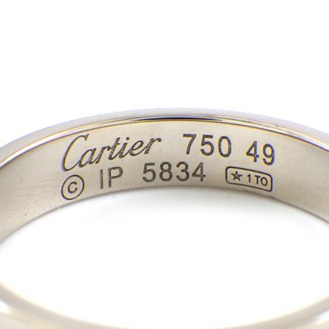 Cartier(カルティエ)のカルティエ Cartier リング ラブ ウェディング B4085149 K18WG 9号 / #49 【中古】 レディースのアクセサリー(リング(指輪))の商品写真