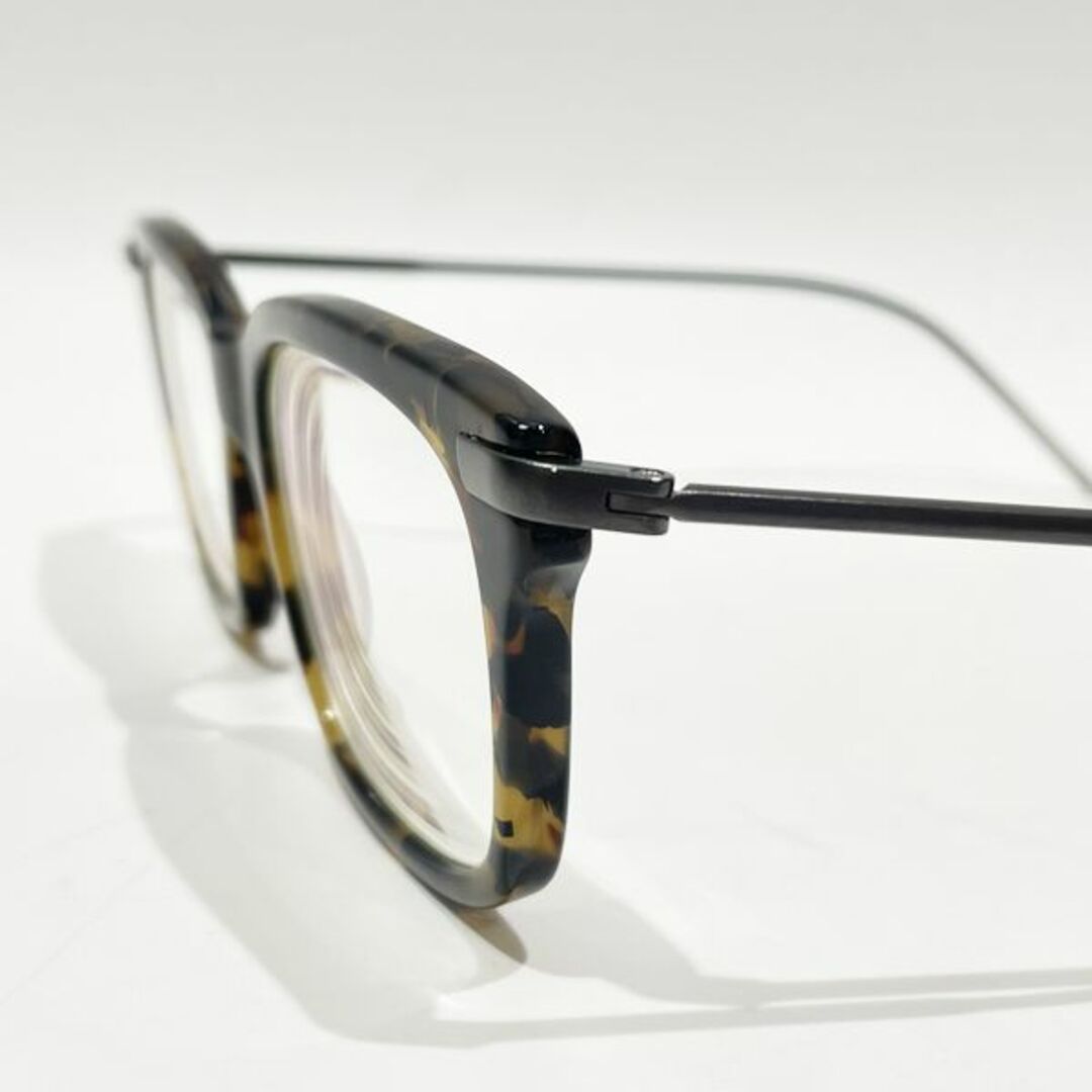 THOM BROWNE(トムブラウン)のTHOM BROWNE 【訳アリ】眼鏡 ウェリントン TB-701-B-TKT-BLK-49 49□19-150 トリコロール アイウェア ユニセックス レディースのファッション小物(サングラス/メガネ)の商品写真