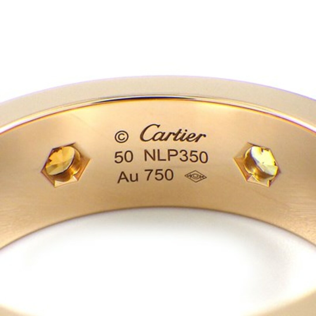 Cartier(カルティエ)のカルティエ Cartier リング ラブ B4087850 マルチカラー サファイア ピンクサファイア イエローサファイア アメジスト グリーン ガーネット オレンジ ガーネット K18PG 10号 / #50 【箱・保付き】 【中古】 レディースのアクセサリー(リング(指輪))の商品写真