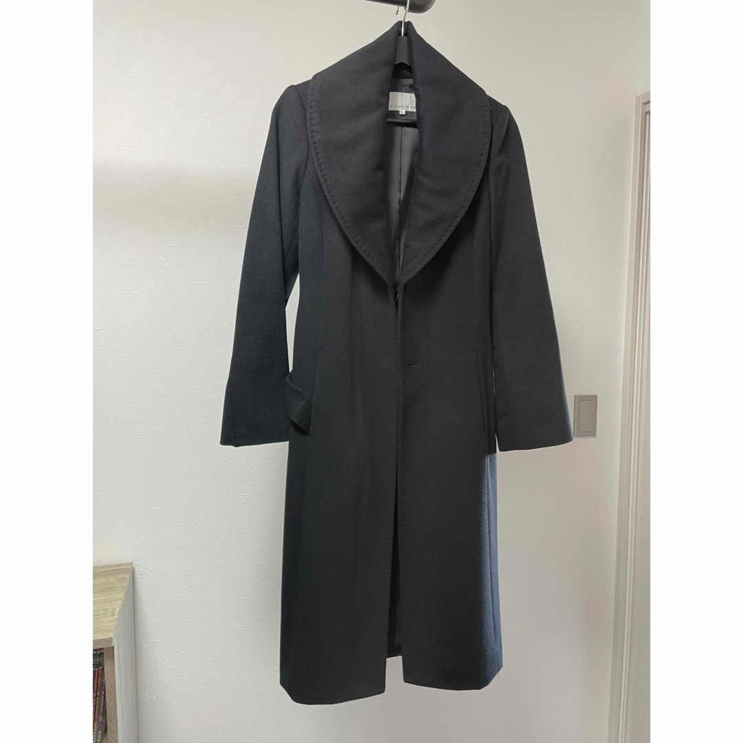 M-premier(エムプルミエ)のエムプルミエ　女優コート　カシミヤコート　ロングコート レディースのジャケット/アウター(ロングコート)の商品写真