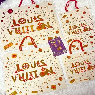 ルイヴィトン(LOUIS VUITTON)の激レア！ルイヴィトン　クリスマス限定ショッパー&シール(ショップ袋)