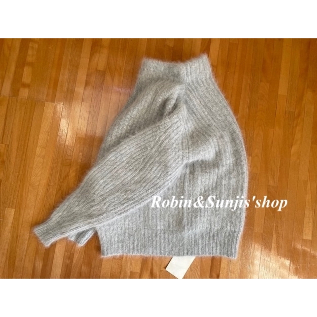 アンドドーターDeuxieme Classe アンゴラ ふわふわknit Lightgray