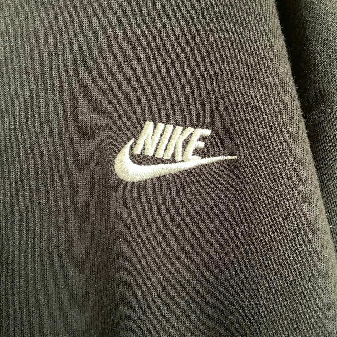 NIKE ナイキ パーカー プルオーバー ワンポイント刺繍ロゴ 裏起毛 2XL