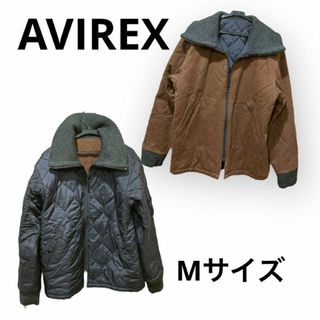 アヴィレックス(AVIREX)のAVIREX  リバーシブル アウター  茶  黒  Mサイズ(ブルゾン)