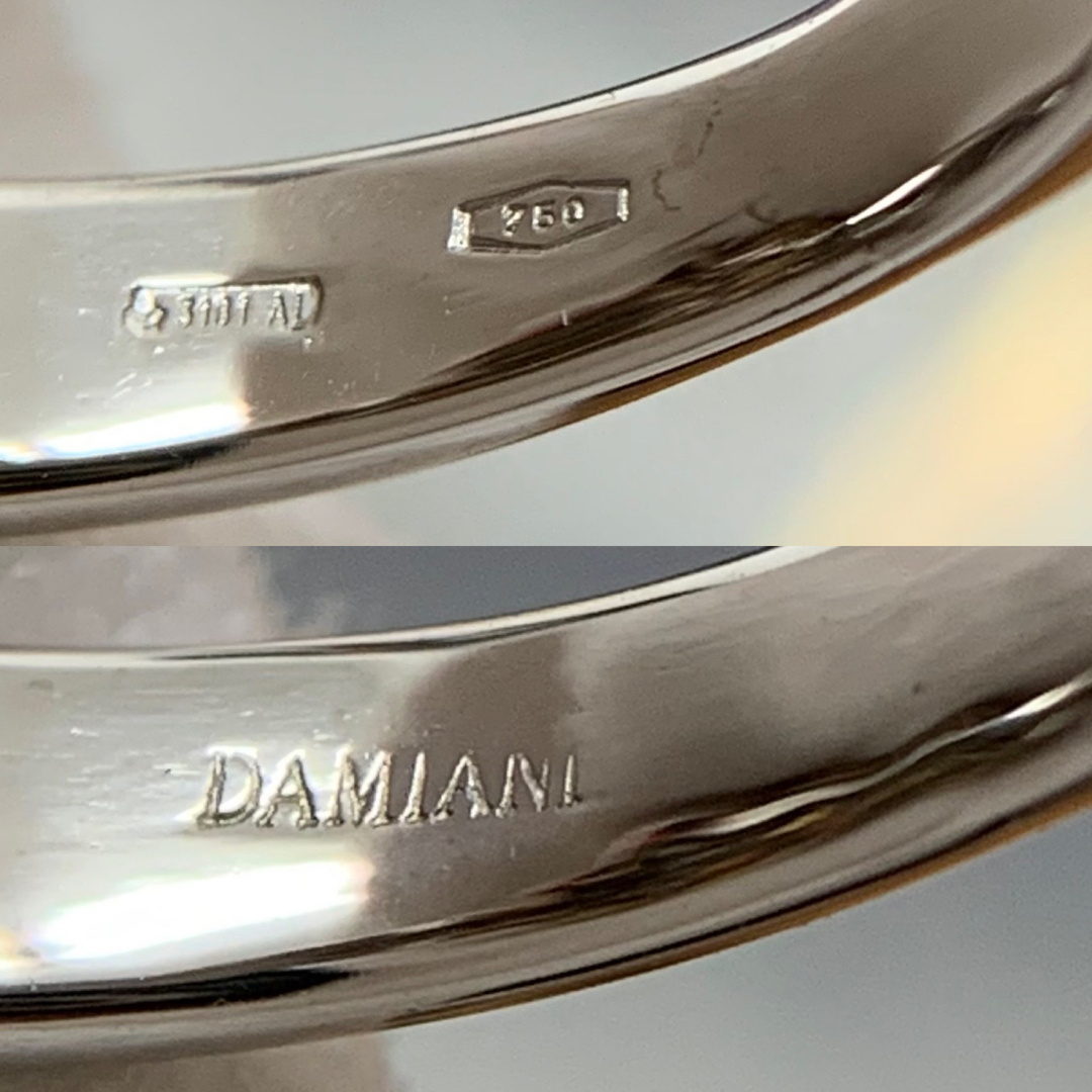 Damiani(ダミアーニ)のK18WG DAMIANI ダミアーニ　ダイヤモンド　リング　指輪　フラワー レディースのアクセサリー(リング(指輪))の商品写真