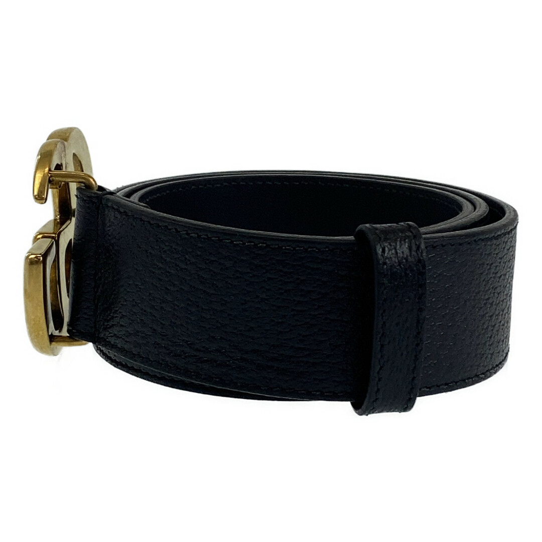 美品 GUCCI グッチ GGマーモント ブラック ゴールド レザー 美品 GUCCI グッチ GGマーモント ブラック ゴールド レザー