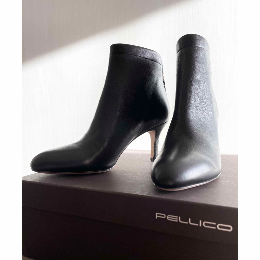 PELLICO / バックジップ ショートブーツ38