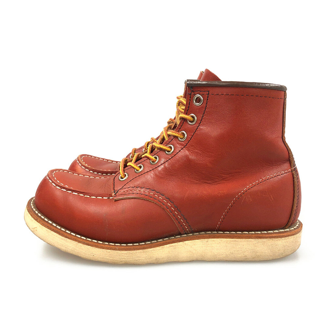 REDWING(レッドウィング)のRED WING レッドウィング 8875 モック トゥ レースアップ セッター ブーツ 犬タグ付 赤茶色 サイズUS5.5E=23.5cm 正規品 / 32832 メンズの靴/シューズ(ブーツ)の商品写真