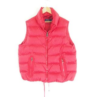 ポロラルフローレン(POLO RALPH LAUREN)の美品 Polo Ralph Lauren ポロラルフローレン ダウンベスト 1点 LG ナイロン100% レディース AY4801A2 (ベスト/ジレ)