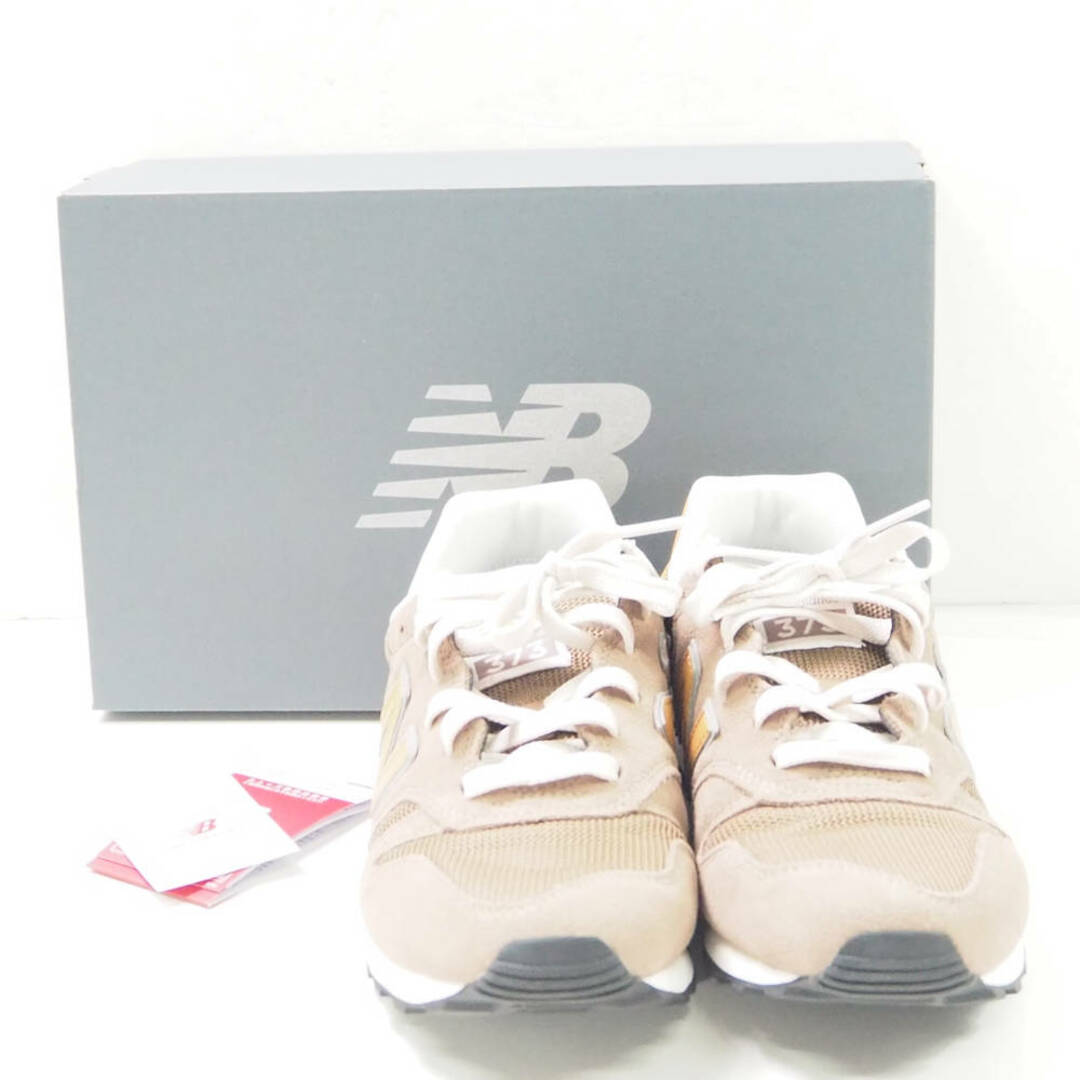 New Balance(ニューバランス)の美品 newbalance ニューバランス ML373OH2 ローカットスニーカー 1点 26.0cm レザー他 ベージュ スウェード シューズ メンズ AU2315C  レディースの靴/シューズ(スニーカー)の商品写真