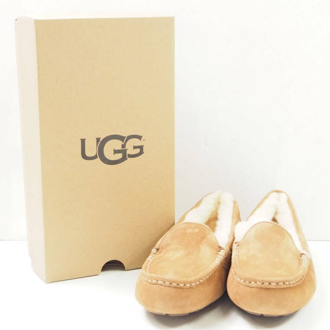 靴/シューズ未使用 UGG アグ 3312 アンスレー ドライビングモカシン 1点 25cm スエード フラットシューズ レディース AM5176C