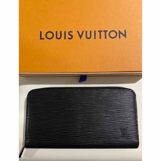 ルイヴィトン(LOUIS VUITTON)の美品★ルイヴィトン エピ ノワールジッピー・ウォレット(財布)