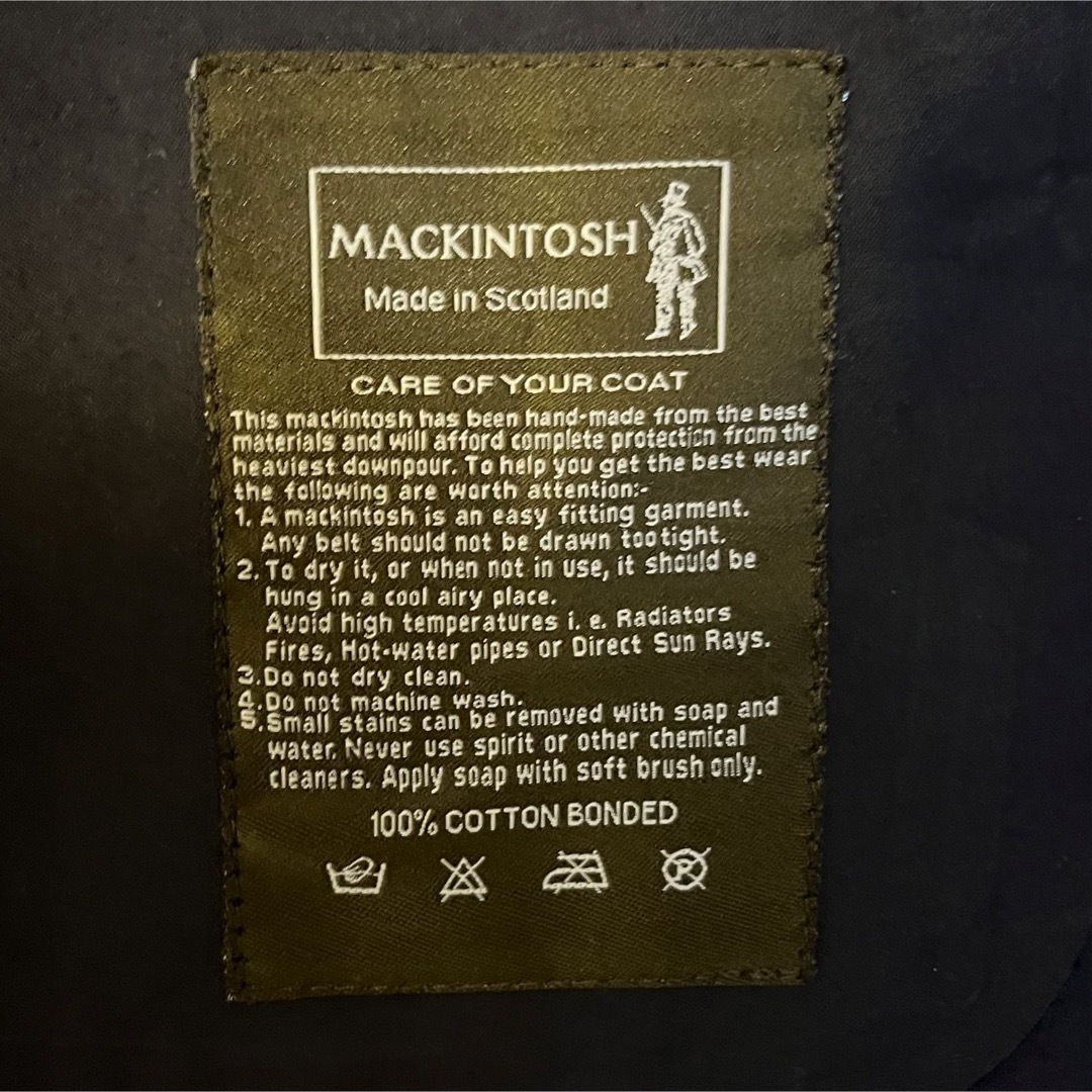 MACKINTOSH(マッキントッシュ)のマッキントッシュのゴム引きコート（サイズ38） メンズのジャケット/アウター(ステンカラーコート)の商品写真