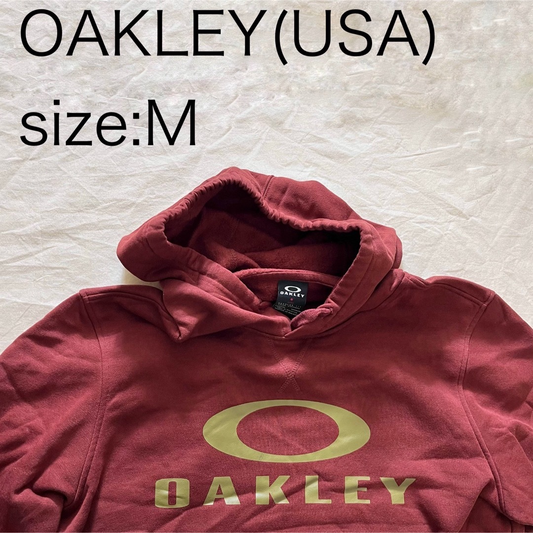 Oakley(オークリー)のOAKLEY(USA)ビンテージグラフィックスウェットパーカ メンズのトップス(パーカー)の商品写真