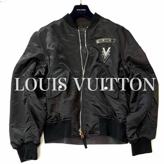 LOUIS VUITTON - 【極美品】DSMG ルイヴィトン　ボンバージャケット　ブラック　MA-1 ダウン