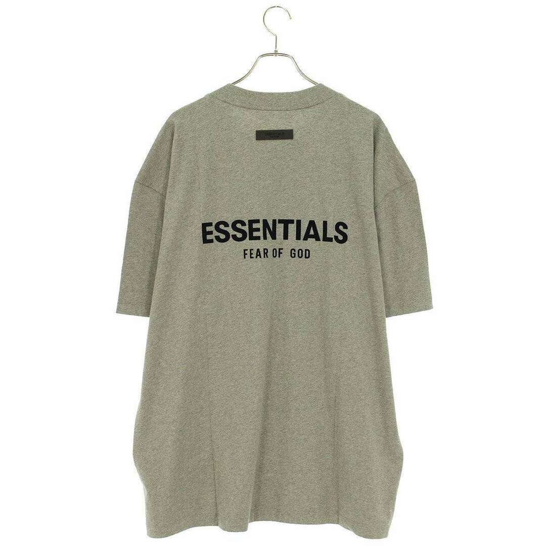 FEAR OF GOD(フィアオブゴッド)のフォグ  ESSENTIALS Tee Light Oatmeal フロッキーロゴTシャツ メンズ XL メンズのトップス(Tシャツ/カットソー(半袖/袖なし))の商品写真