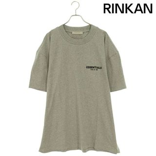 フィアオブゴッド(FEAR OF GOD)のフォグ  ESSENTIALS Tee Light Oatmeal フロッキーロゴTシャツ メンズ XL(Tシャツ/カットソー(半袖/袖なし))