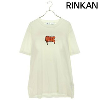 オフホワイト(OFF-WHITE)のオフホワイト  OMAA027R21JER010 グラフィティロゴプリントTシャツ メンズ L(Tシャツ/カットソー(半袖/袖なし))