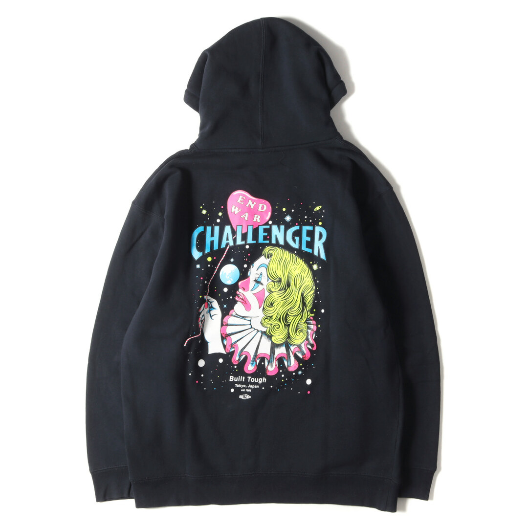 メンズCHALLENGER チャレンジャー パーカー サイズ:L 20AW ピエロ スウェット パーカー END WAR HOODIE ネイビー 紺 トップス フーディー スウェットシャツ【メンズ】