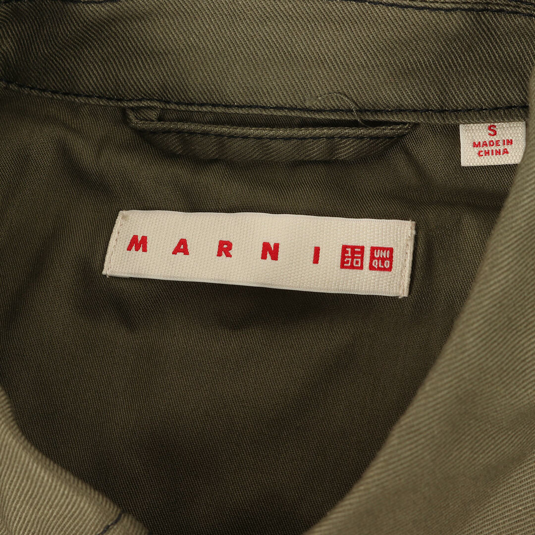 Marni(マルニ)の新品 MARNI マルニ ジャケット サイズ:S 22SS UNIQLO ユニクロ オーバーサイズ ユーティリティ ジャケット 311-449587 アウター ブルゾン コート カバーオール オリーブ 【メンズ】 メンズのジャケット/アウター(カバーオール)の商品写真