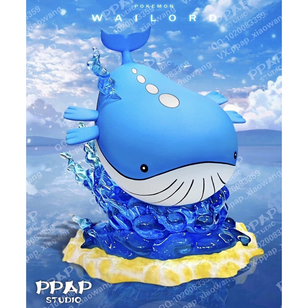 ポケモン 樹脂フィギュア ガレージキット ホエルオー