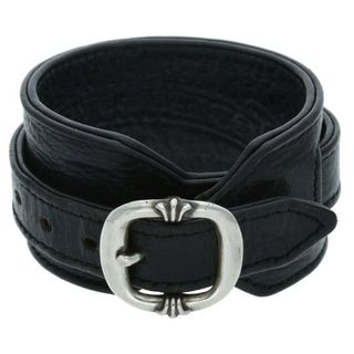 クロムハーツ(Chrome Hearts)のクロムハーツ  RR TINY BUCKLE/ロックンロール レザーブレスレット メンズ 1(ブレスレット)