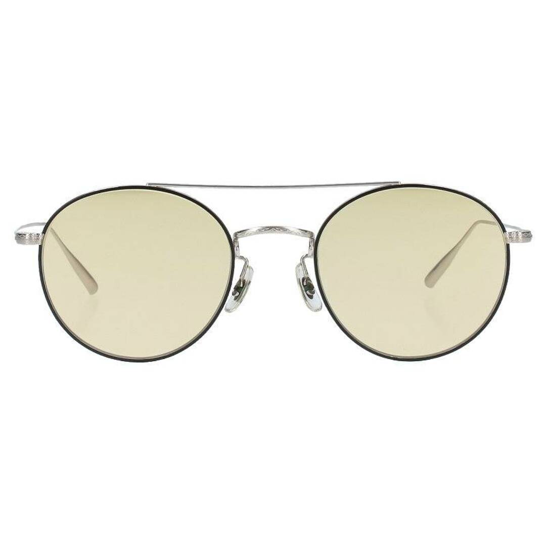 Oliver Peoples(オリバーピープルズ)のオリバーピープルズ  KIN ツーブリッジラウンドフレームサングラス メンズ 50□21 メンズのファッション小物(サングラス/メガネ)の商品写真