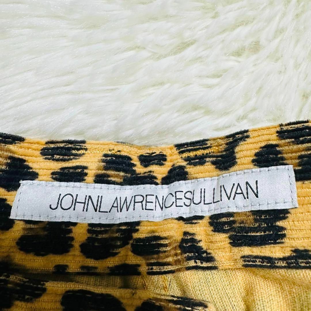 JOHN LAWRENCE SULLIVAN(ジョンローレンスサリバン)の希少☆ジョンローレンスサリバン 豹柄 コーデュロイパンツ 44 レオパード メンズのパンツ(その他)の商品写真
