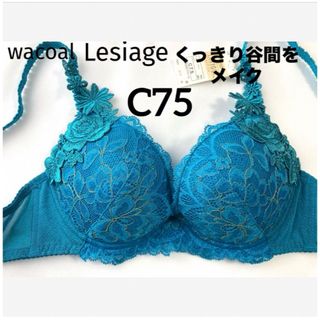 ワコール(Wacoal)の【新品タグ付】ワコール★Lesiage★グリーン・C75(ブラ)