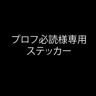 プロフィ様確認用(ステッカー)