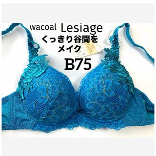 ワコール(Wacoal)の【新品タグ付】ワコール★Lesiage★グリーン・B75(ブラ)