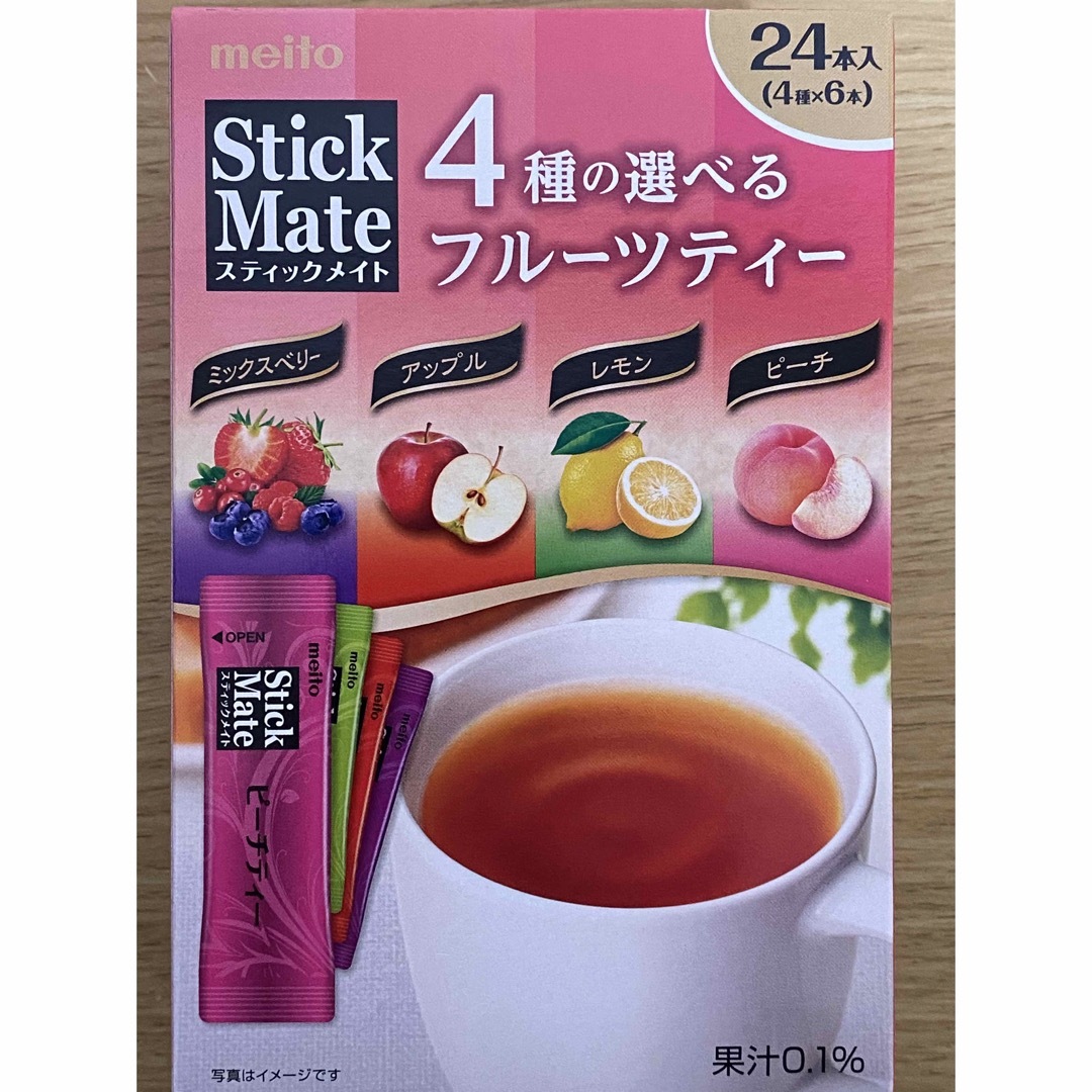 名糖産業(メイトウサンギョウ)の名糖　スティック メイト フルーツティー 3箱　72本セット  食品/飲料/酒の飲料(茶)の商品写真