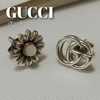 Gucci - グッチ GUCCI ダブルG フラワーピアス 日本限定 シルバー925
