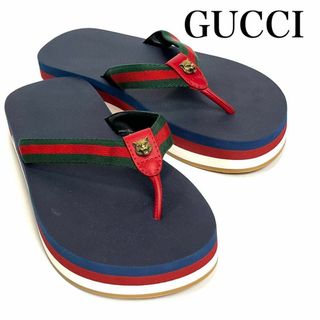 グッチ(Gucci)の【極美品】グッチ　サンダル　タイガー　シェリーライン　サンダル　靴(サンダル)