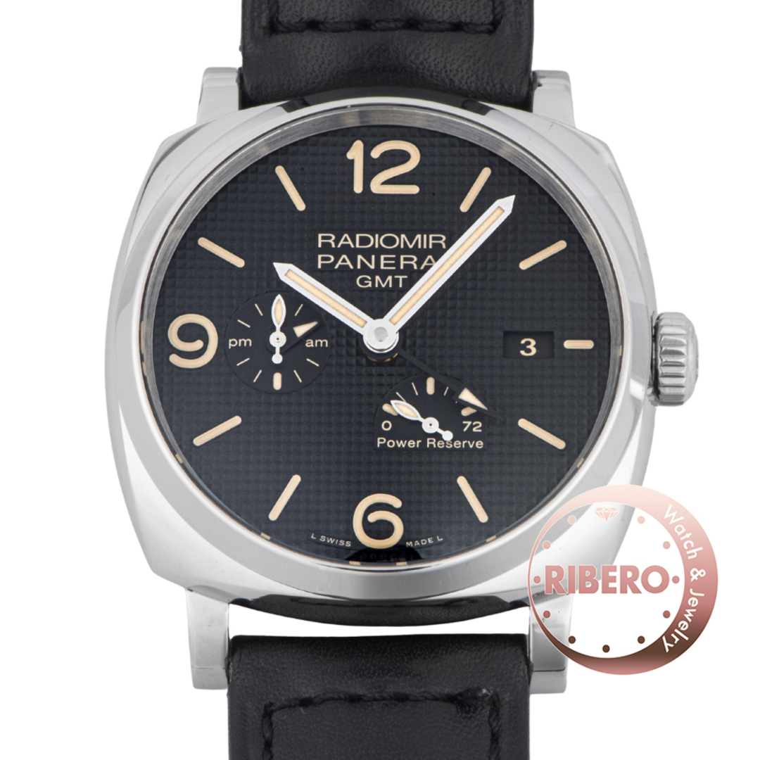 OFFICINE PANERAI オフィチーネパネライ ラジオミール 1940 3デイズ GMT パワーリザーブ アッチャイオ PAM00628011223029保証