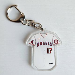 新品　MLB　ロサンゼルス・エンゼルス　野球　ユニフォームキーホルダー　大谷翔平(応援グッズ)