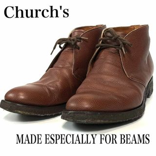 チャーチ(Church's)の【美品】チャーチ　ブーツ　レザー　シューズ　ハイカット　チャッカブーツ　レザー(ブーツ)