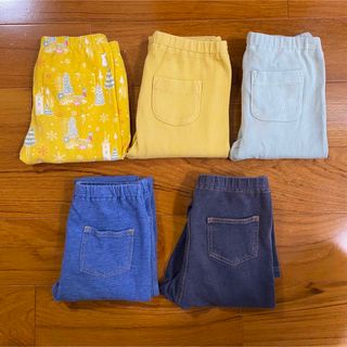 ユニクロ(UNIQLO)のユニクロ　レギンス　5点　100センチ(パンツ/スパッツ)