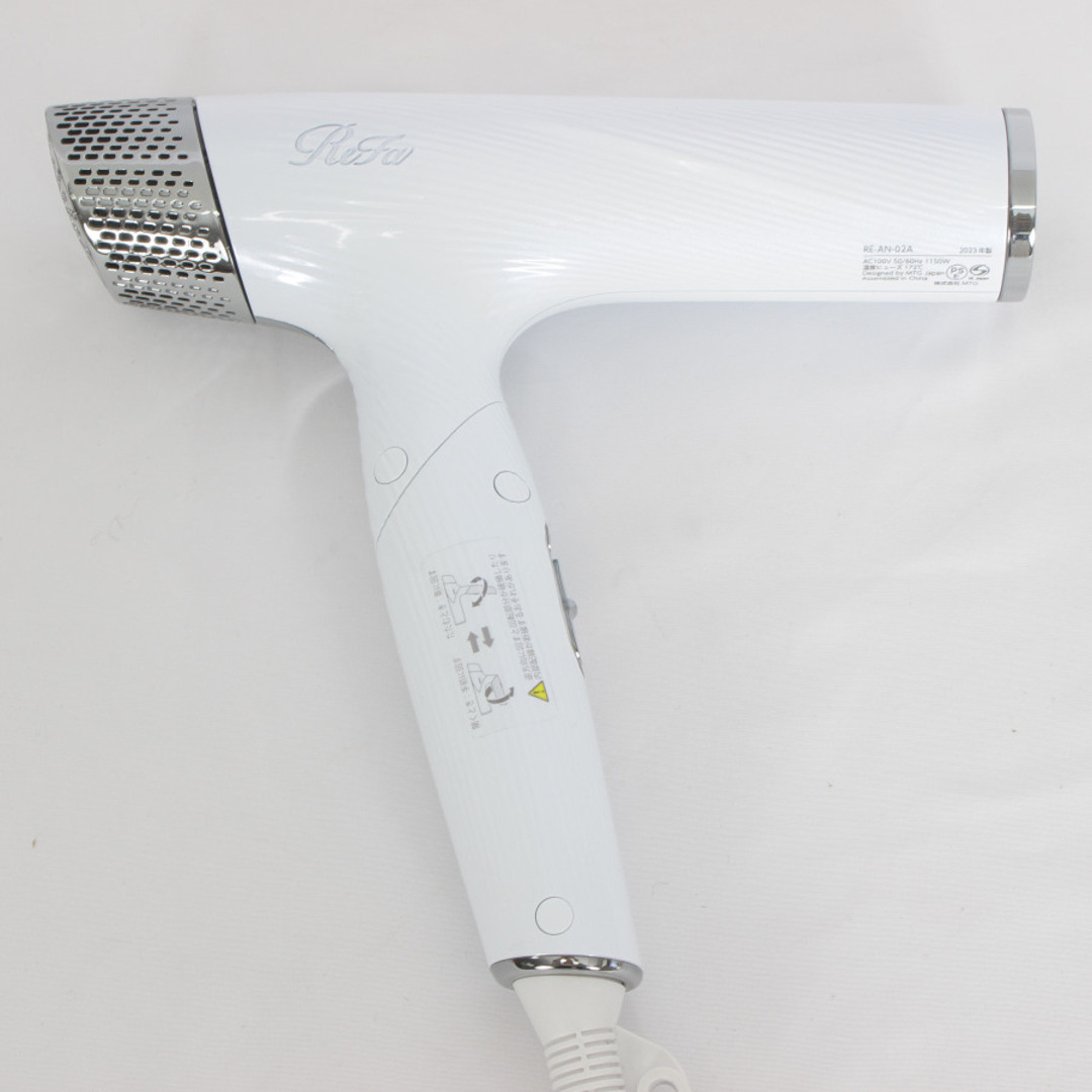 ReFa(リファ)の【美品/国内正規品】MTG ReFa BEAUTECH DRYER SMART RE-AN-02A ホワイト ヘアドライヤー リファビューテック ビューティック 本体 スマホ/家電/カメラの美容/健康(ドライヤー)の商品写真