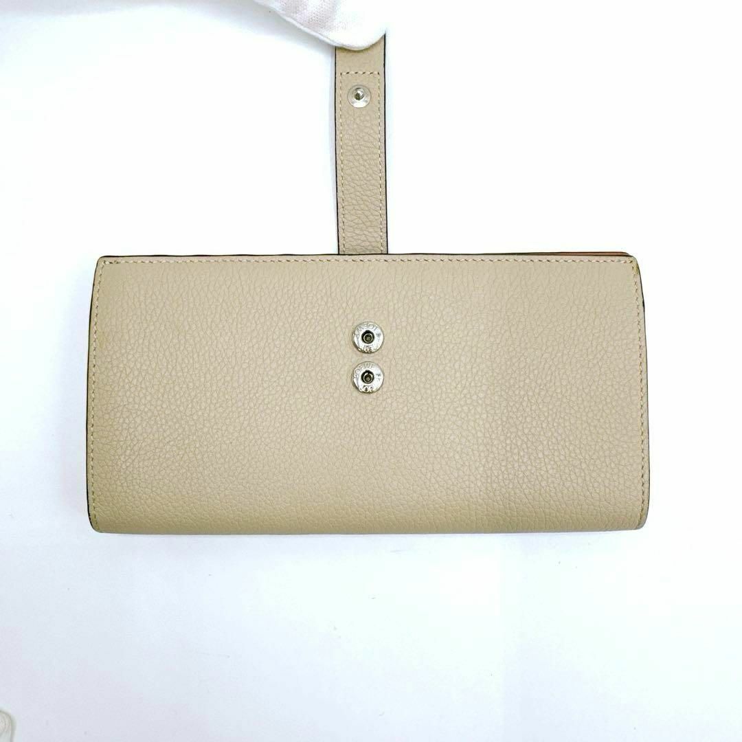 ロエベ バーティカル ウォレット ラージ ライトオーツ ハニー 長財布 ロエベ バーティカル ウォレット ラージ ライトオーツ ハニー 長財布