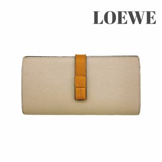 ロエベ(LOEWE)のロエベ バーティカル ウォレット ラージ ライトオーツ ハニー 長財布(財布)