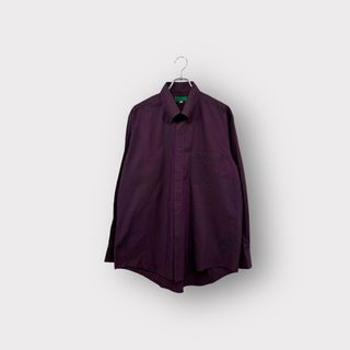 CARVEN カルヴェン 長袖シャツ パープル サイズLL トップス メンズ ヴィンテージ ネ(シャツ)