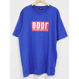 ディーゼル(DIESEL)の【値下げ】☆DIESEL/ディーゼル☆プリントTシャツ/カジュアル/半袖 ブルー/青 メンズ XL【中古】春夏秋冬 303032(Tシャツ/カットソー(半袖/袖なし))