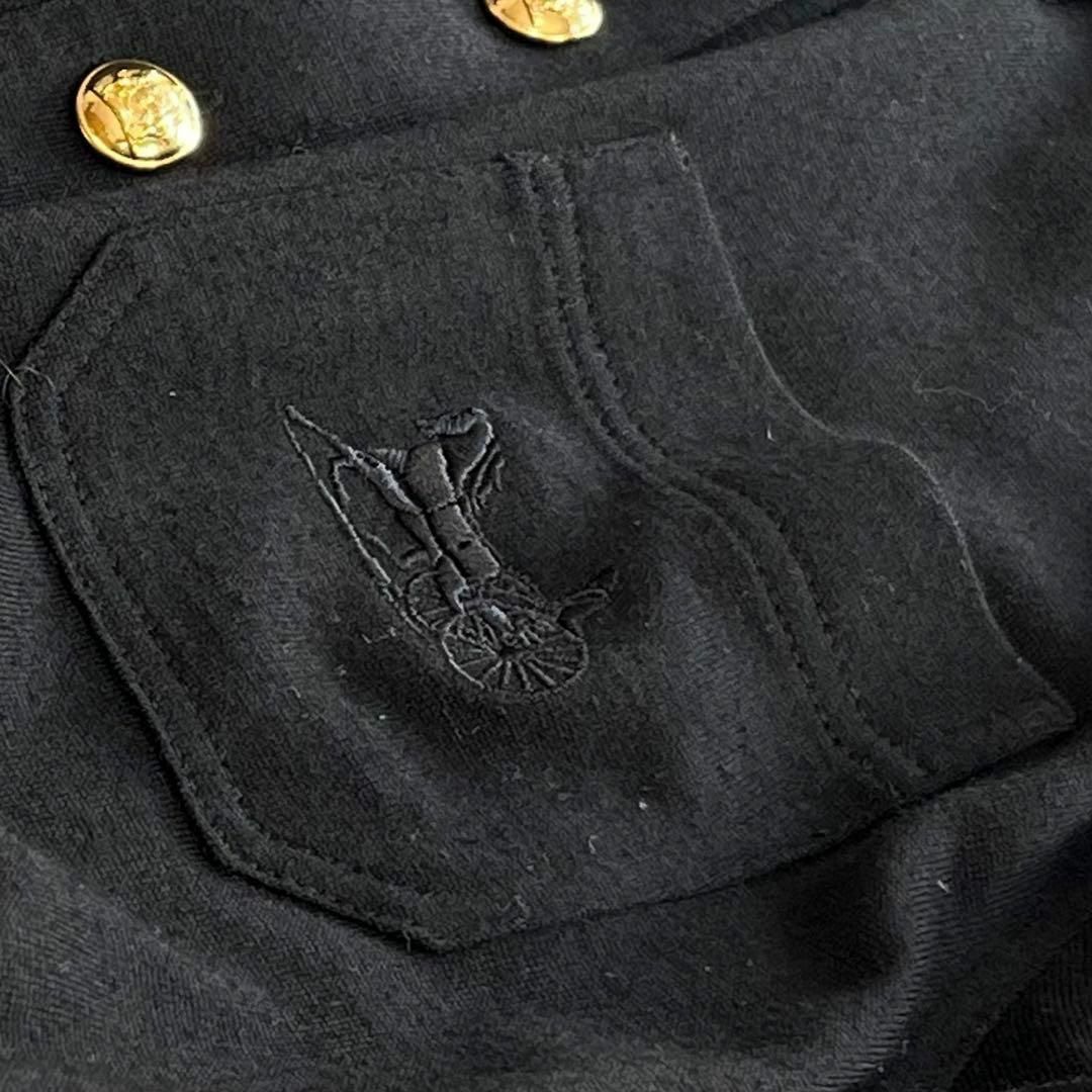 【2021新作】セリーヌ　ワンピース　カシミア　馬車　金ボタン　ドレス　シャツ