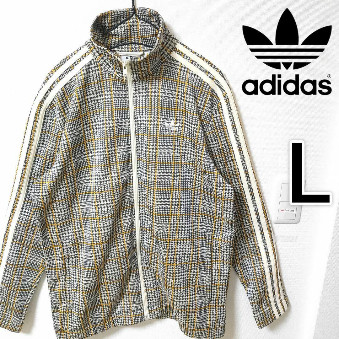Originals(adidas) - アディダス タータンチェック 立ち襟 希少