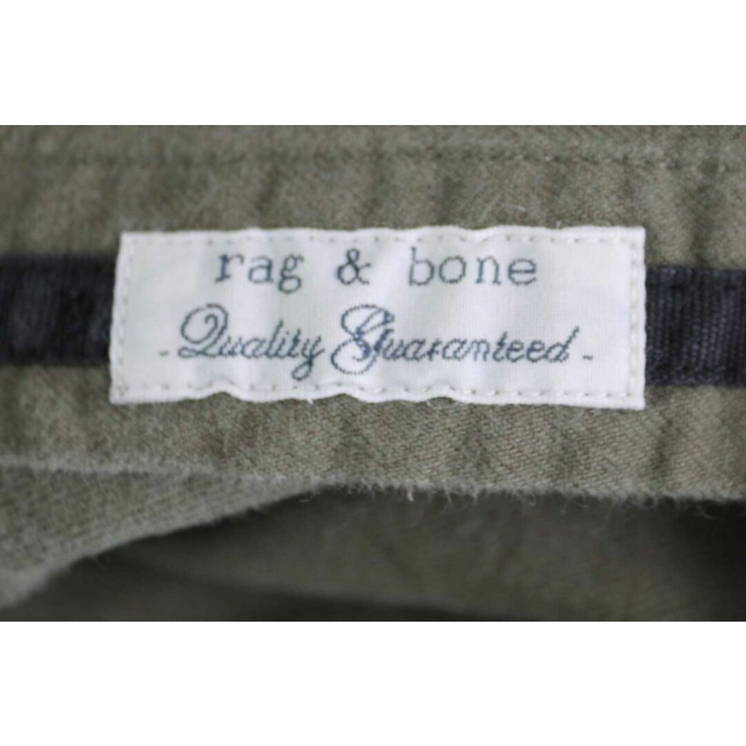 Rag & Bone(ラグアンドボーン)の〓rag&bone/ラグアンドボーン〓コットンシャツ/長袖/ボタン カーキ/深緑 メンズ 【中古】 春秋 020132 メンズのトップス(シャツ)の商品写真