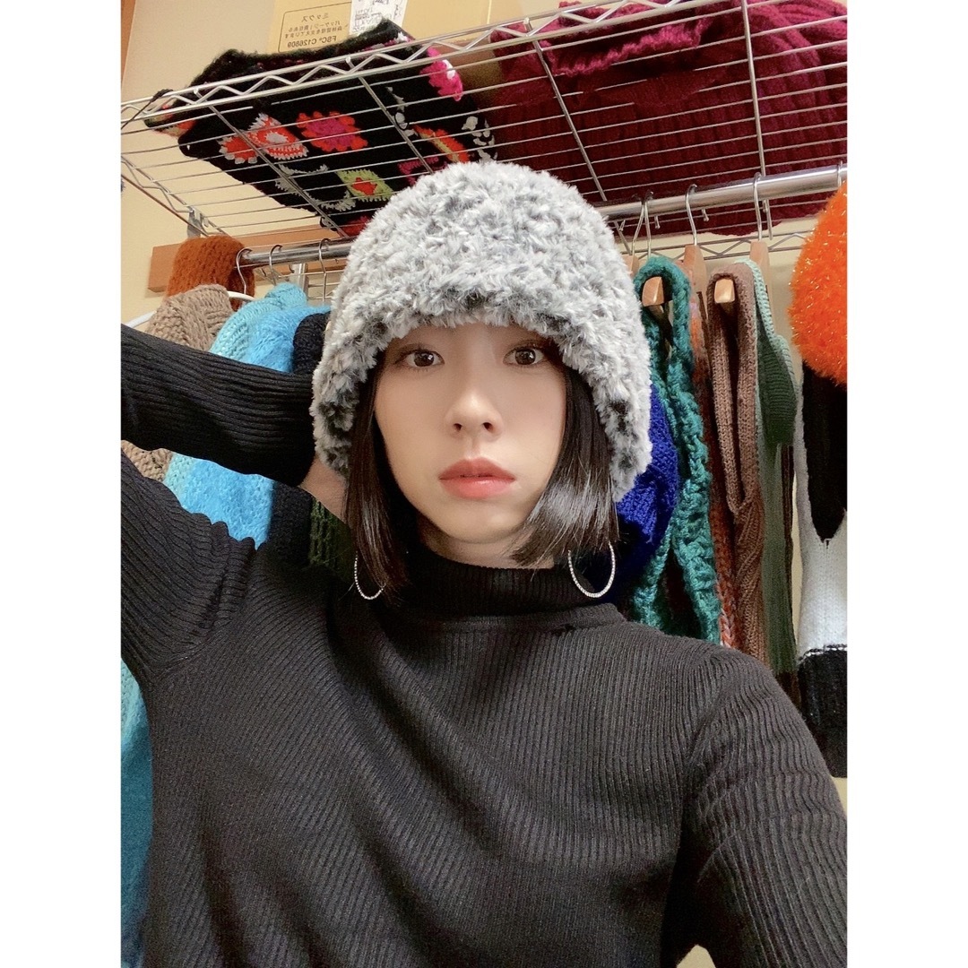 ニット帽 ハンドメイド - ニットキャップ