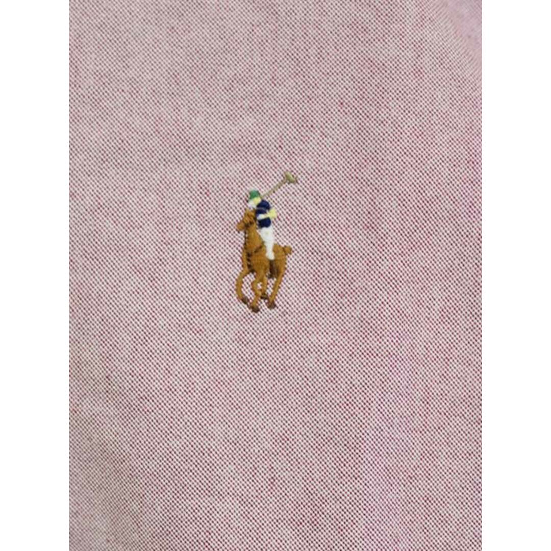 Ralph Lauren(ラルフローレン)の【新規値下げ】☆POLO RALPH LAUREN/ポロラルフローレン☆ポニー刺?シャツ/ワンポイント/シンプル/カジュアル/長袖 ピンク メンズ XS【中古】春夏秋冬 811122 メンズのトップス(シャツ)の商品写真