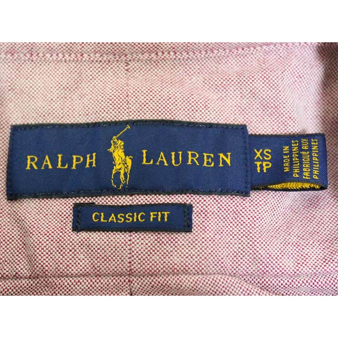 Ralph Lauren(ラルフローレン)の【新規値下げ】☆POLO RALPH LAUREN/ポロラルフローレン☆ポニー刺?シャツ/ワンポイント/シンプル/カジュアル/長袖 ピンク メンズ XS【中古】春夏秋冬 811122 メンズのトップス(シャツ)の商品写真