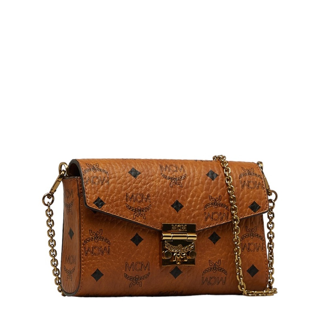 MCM - 美品 エム シー エム ヴィセトス ロゴグラム 斜め掛け チェーン MCM - 美品 エム シー エム ヴィセトス ロゴグラム 斜め掛け チェーン